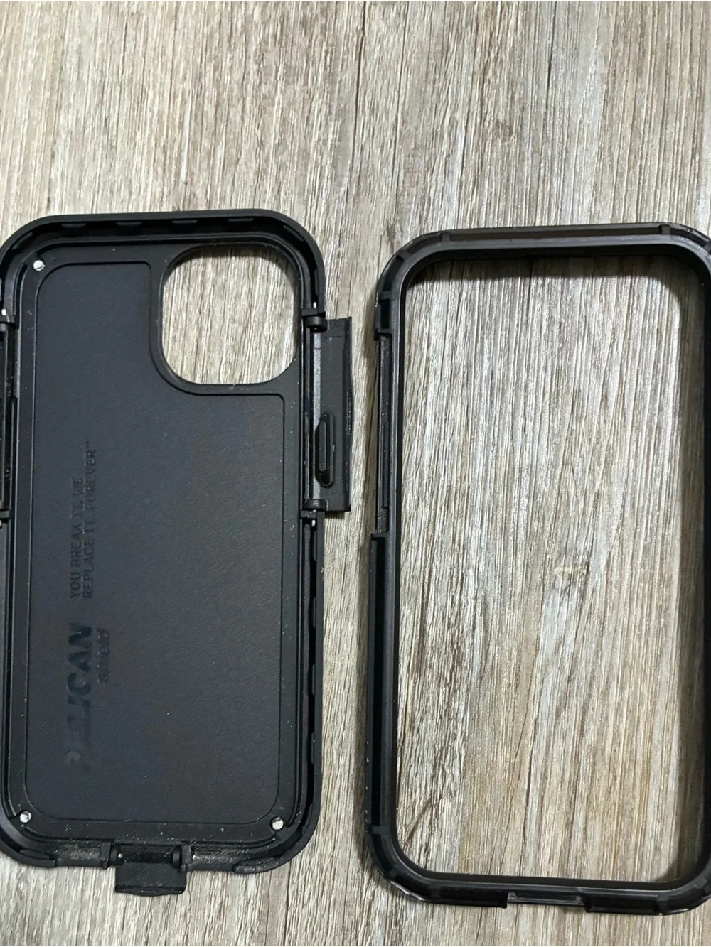 Pelican Black Rugged Antimicrobial Phone Case